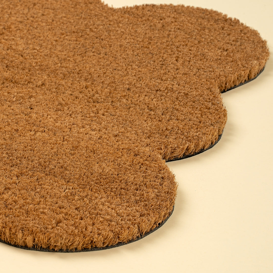 Indaba Scalloped Coir Doormat  01-9161