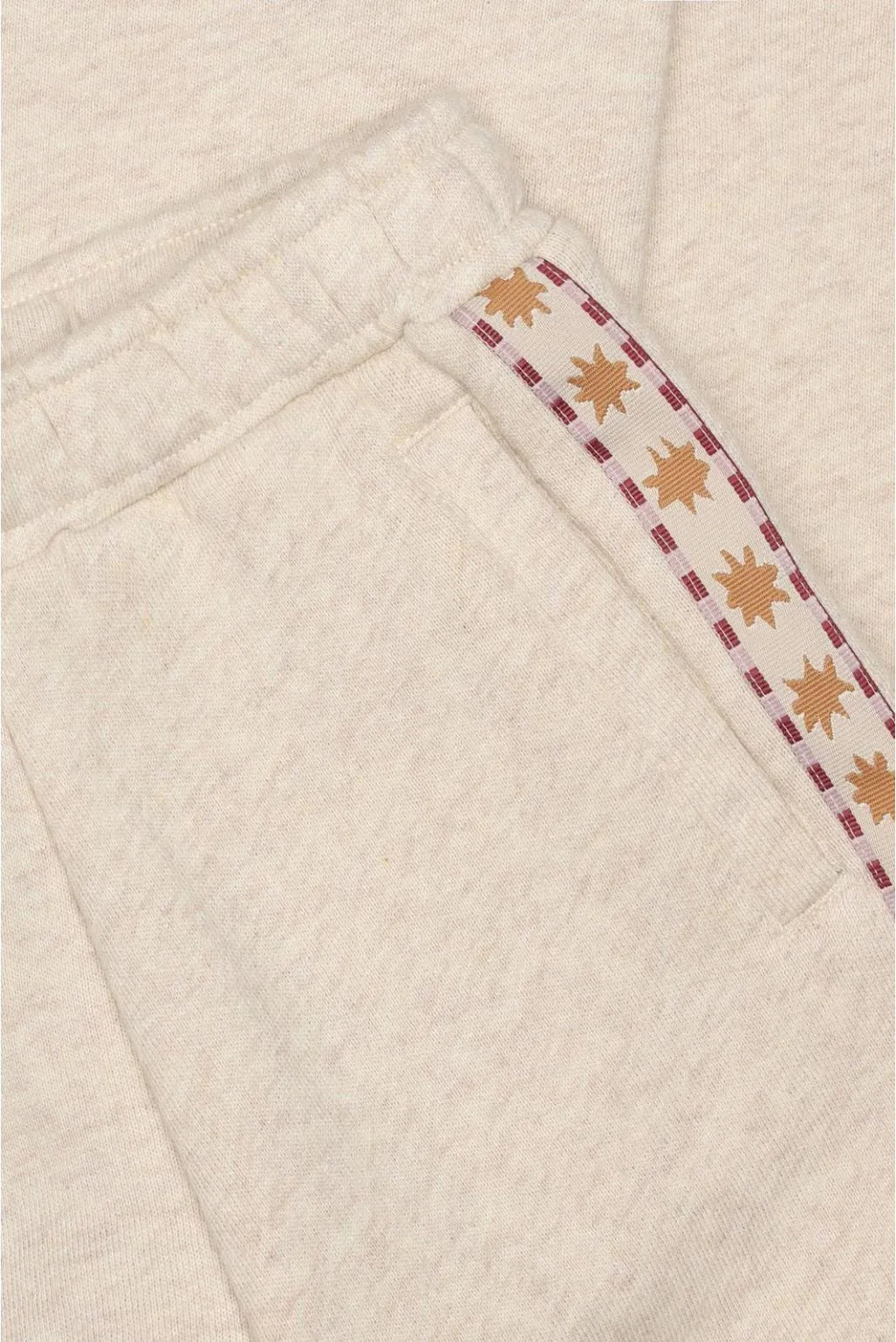 Noppies Girls Sweatpant With Trim   6200018   Sand Melange