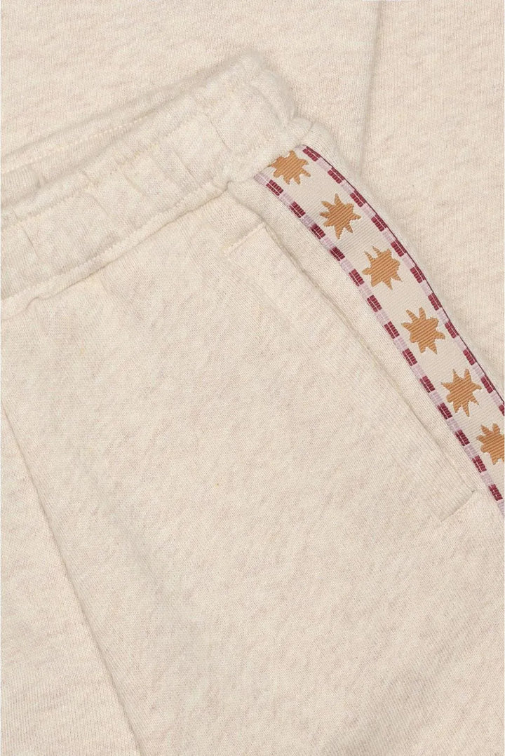 Noppies Girls Sweatpant With Trim   6200018   Sand Melange