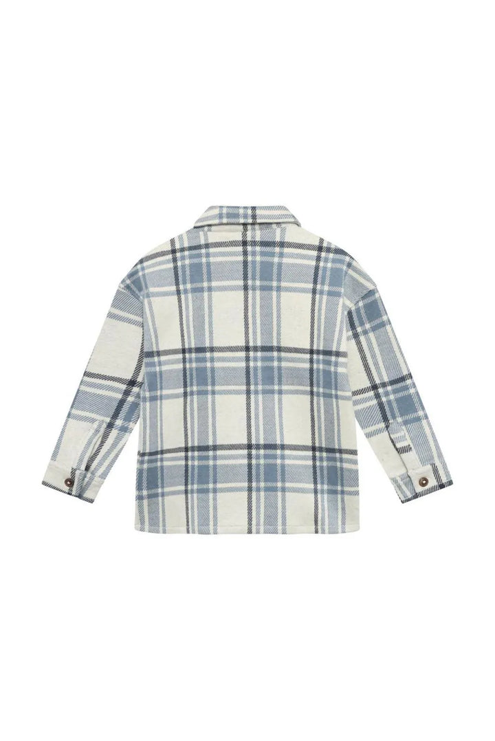Noppies Boys Plaid Overshirt   6230022   Bone White