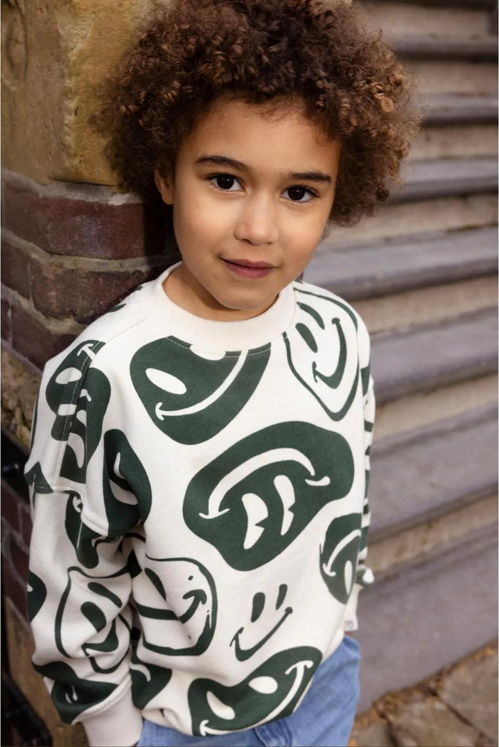 Noppies Boys Long Sleeve Pullover   6230029   Bone White