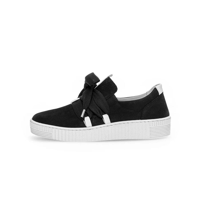 Gabor Bow Sneaker  63.333.17  Black/White (Ice)