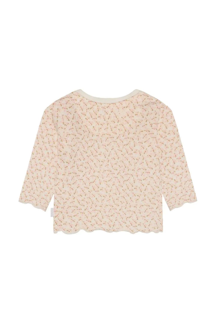 Noppies Baby Girl Printed Tee   6410022-1021   Egret