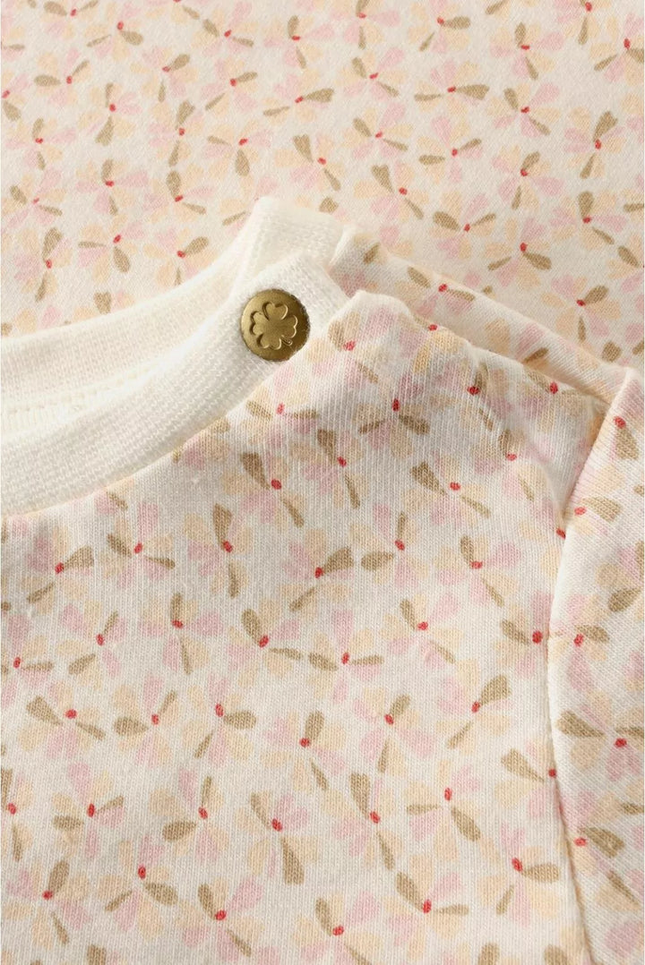 Noppies Baby Girl Printed Tee   6410022-1021   Egret