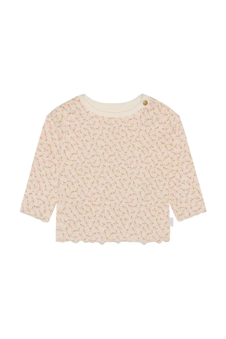 Noppies Baby Girl Printed Tee   6410022-1021   Egret