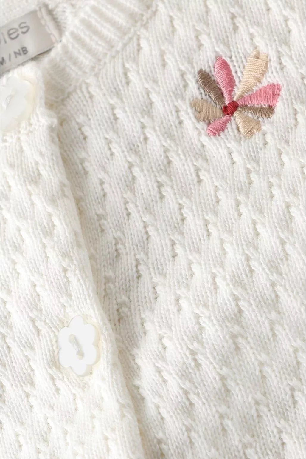 Noppies Baby Girl Cardigan   6410314   Egret
