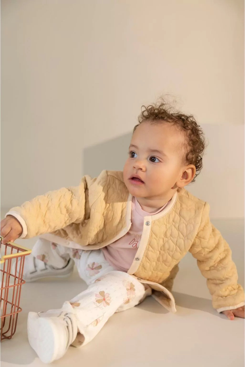 Noppies Baby Girl Quilted Jacket  6410510-2517   Mojave Desert