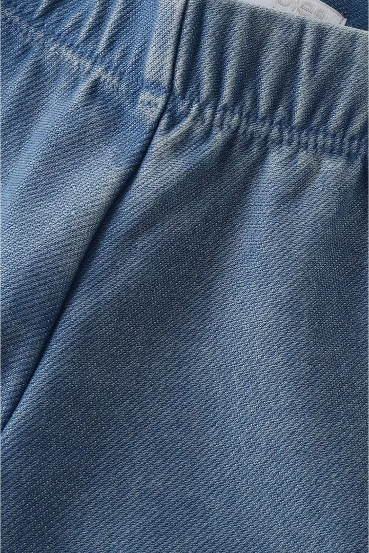 Noppies Baby Girl Flared Legging   6411413-7770   Blue Denim