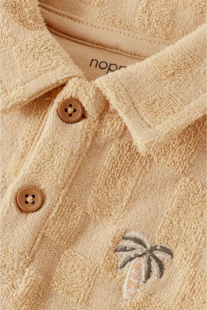 Noppies Baby Boy Short Sleeve Polo   6430016-2208   Irish Cream