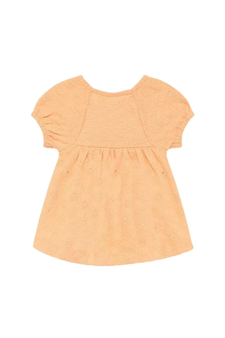 Noppies Baby Girl Short Sleeve Dress   6430411   Peach Cobbler