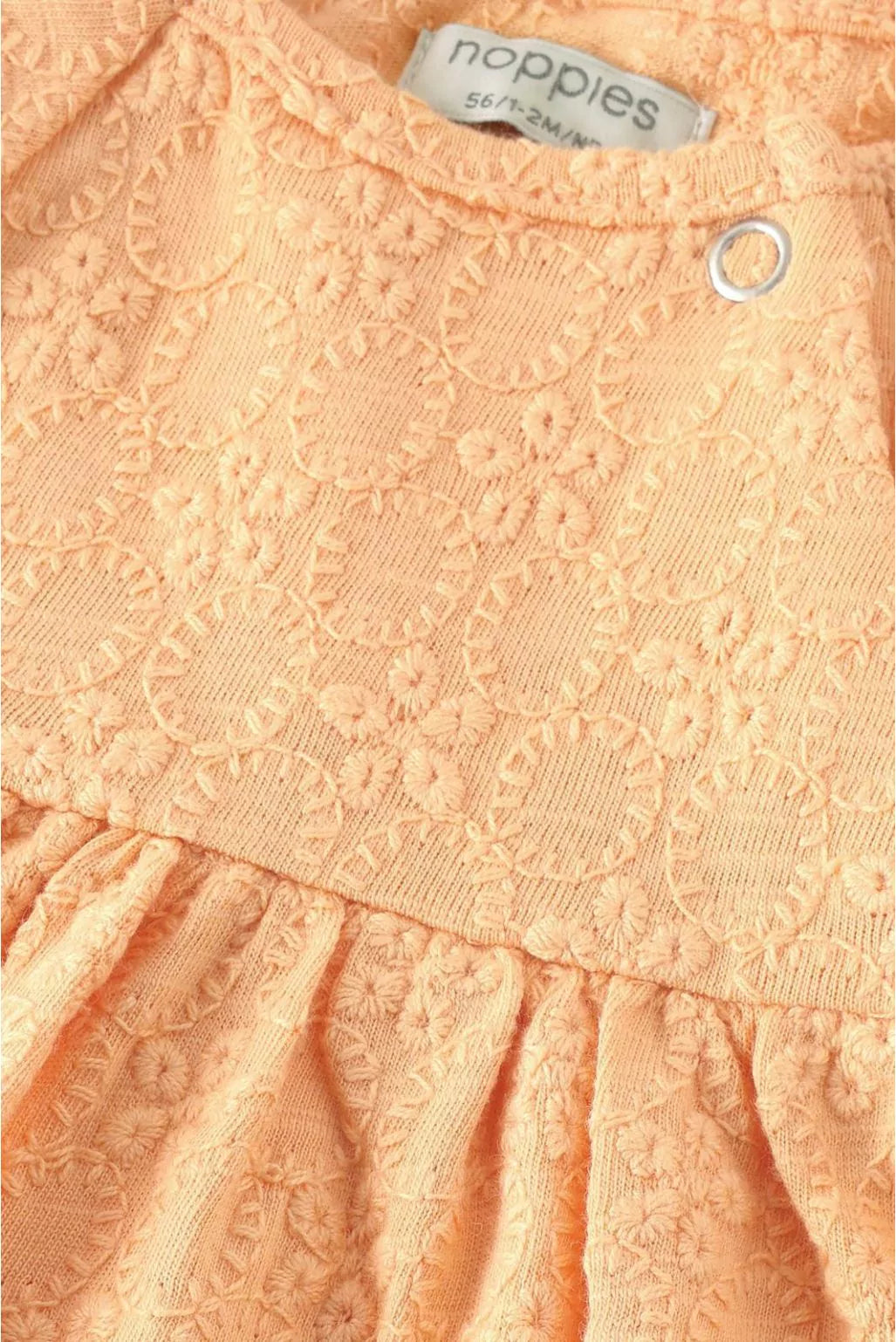 Noppies Baby Girl Short Sleeve Dress   6430411   Peach Cobbler