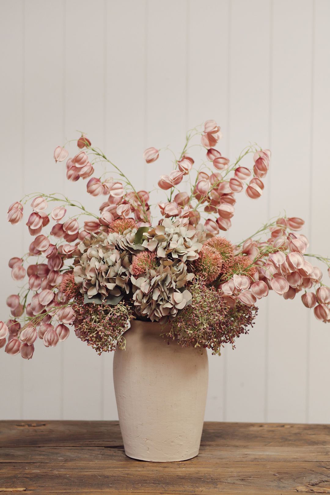 Indaba Lantern Flower Stem  01-8466  Dusty Pink