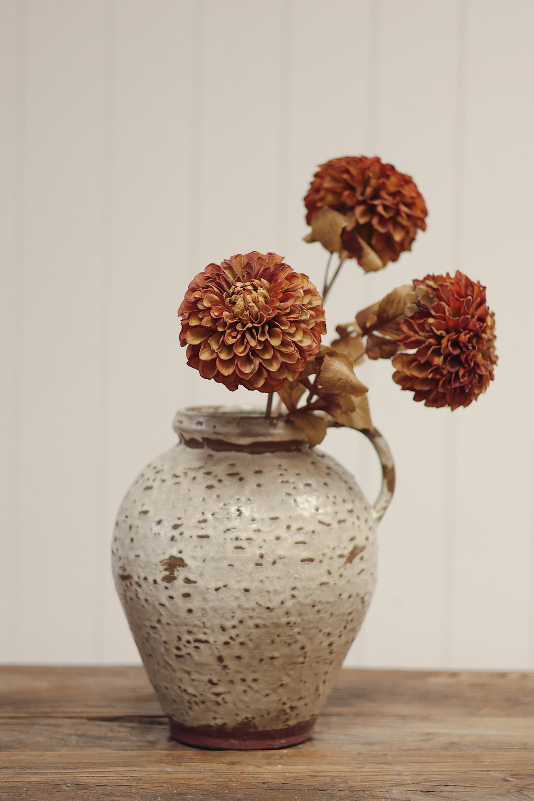 Indaba Pompom Dahlia Stem  01-8580  Brown