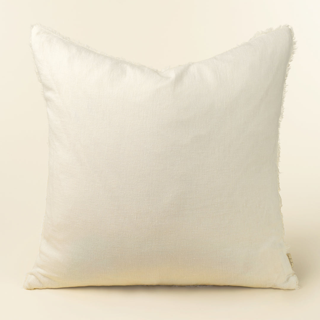 Indaba Lina Linen Cushion - Ivory 1-2668