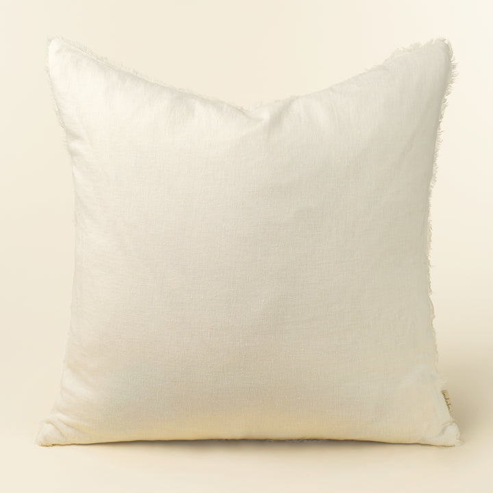 Indaba Lina Linen Cushion - Ivory 1-2668