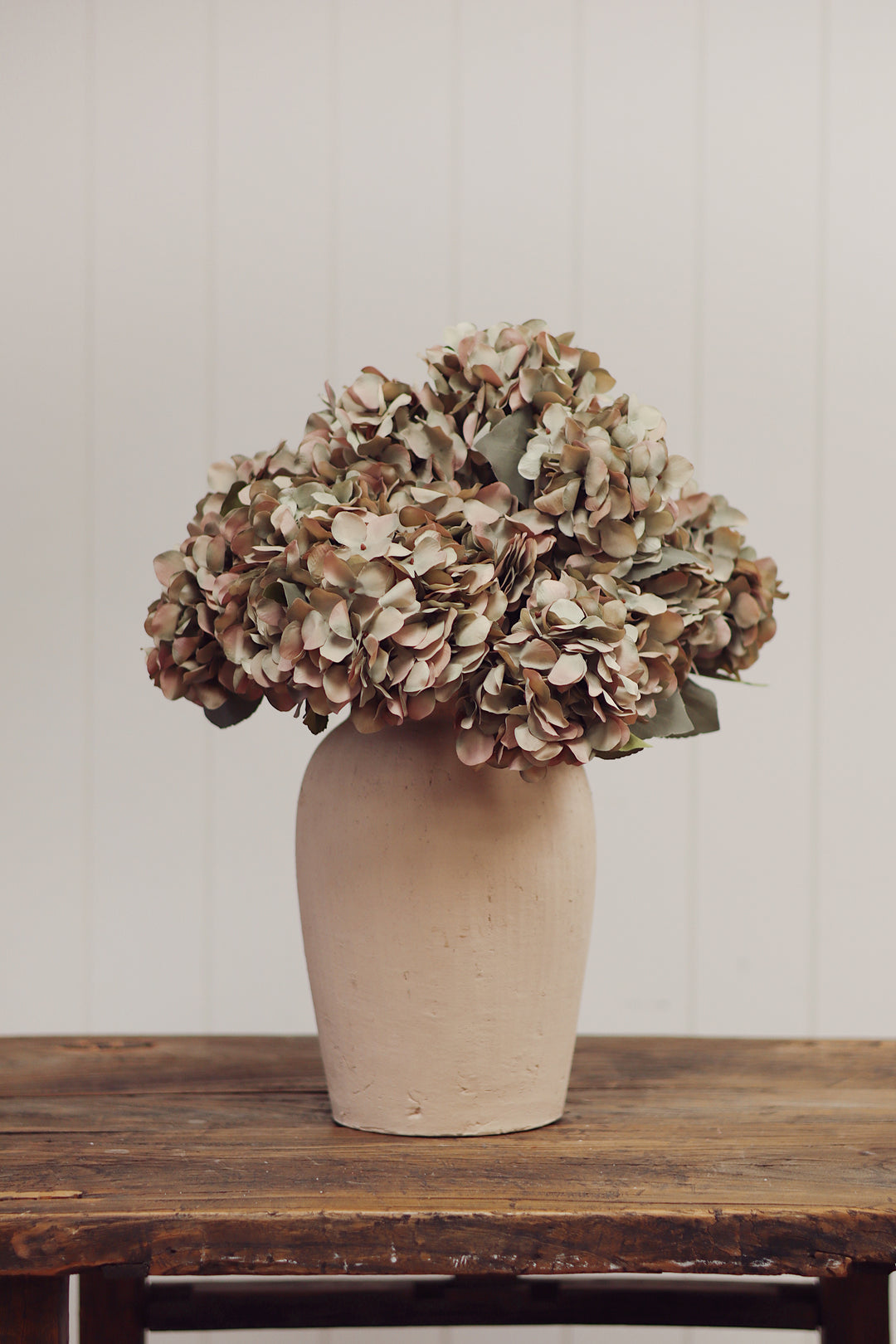 Indaba Autumn Hydrangea Spray  01-8408  Vintage Green