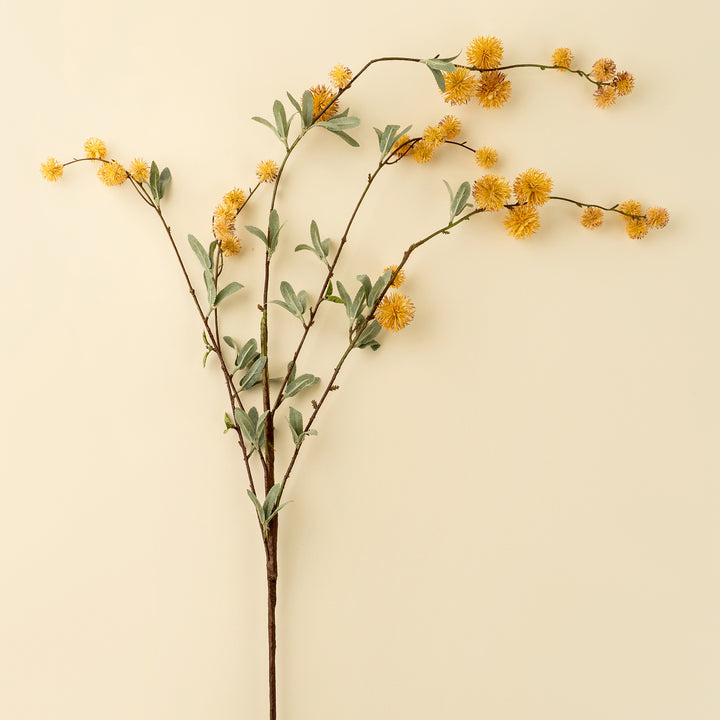 Indaba Golden Globe Flower Spray  01-8579