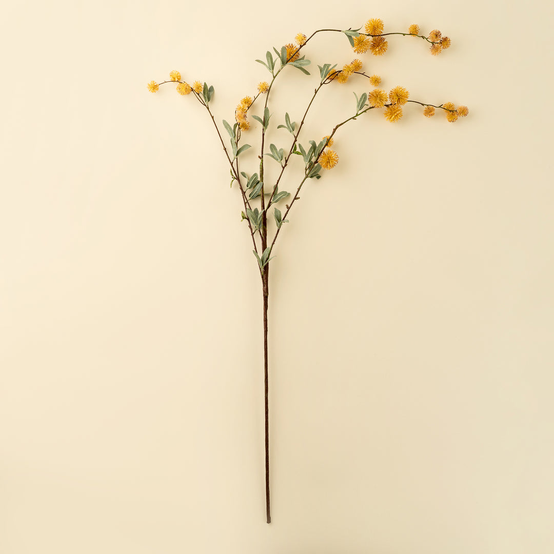 Indaba Golden Globe Flower Spray  01-8579