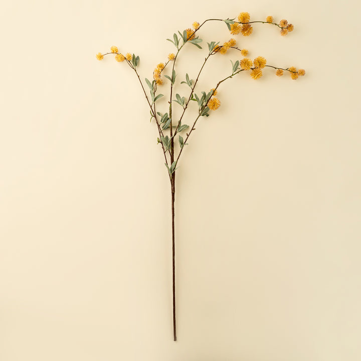 Indaba Golden Globe Flower Spray  01-8579