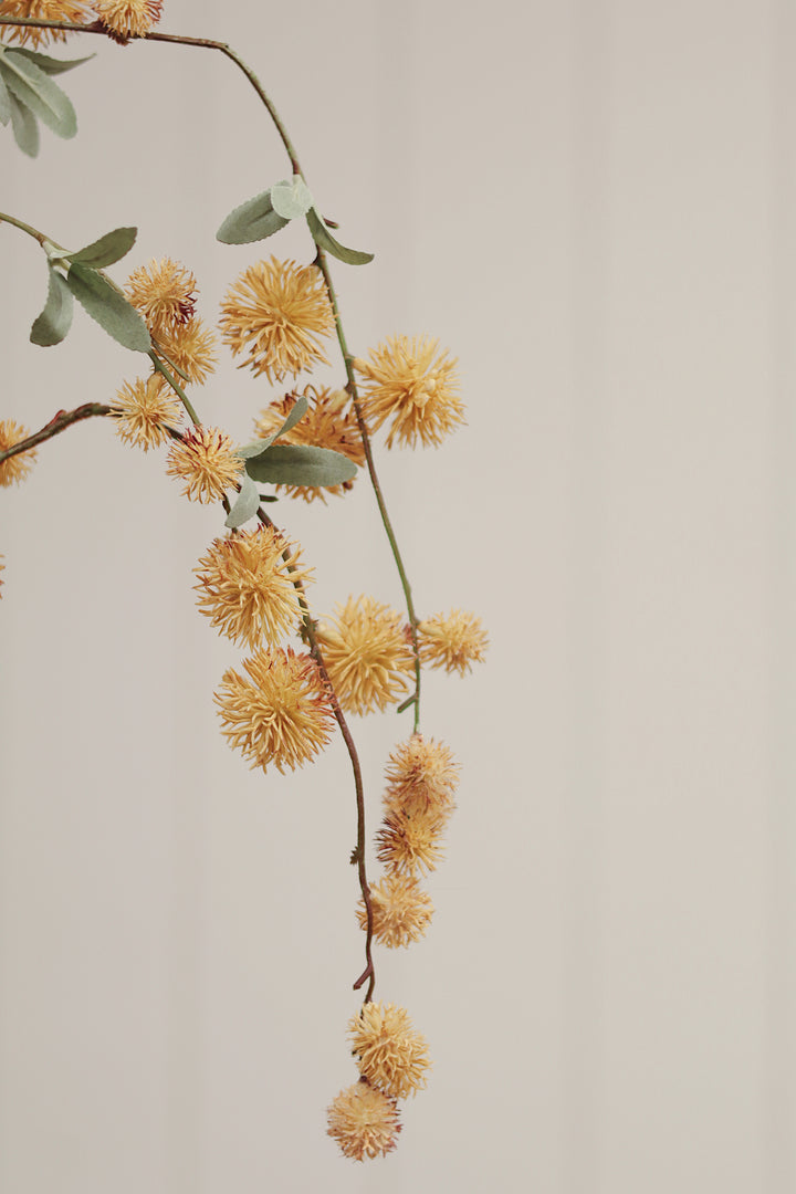 Indaba Golden Globe Flower Spray  01-8579