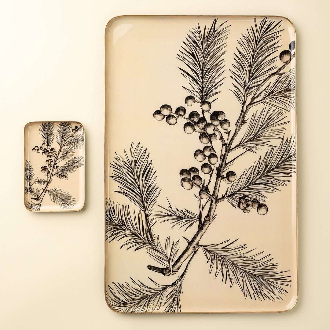 Indaba Winterberry Tray