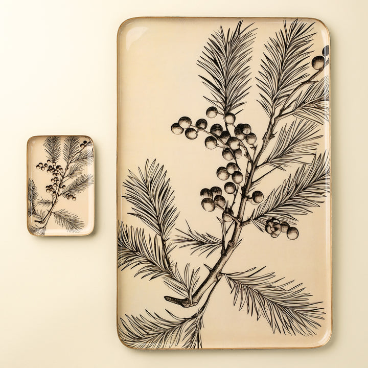 Indaba Winterberry Tray