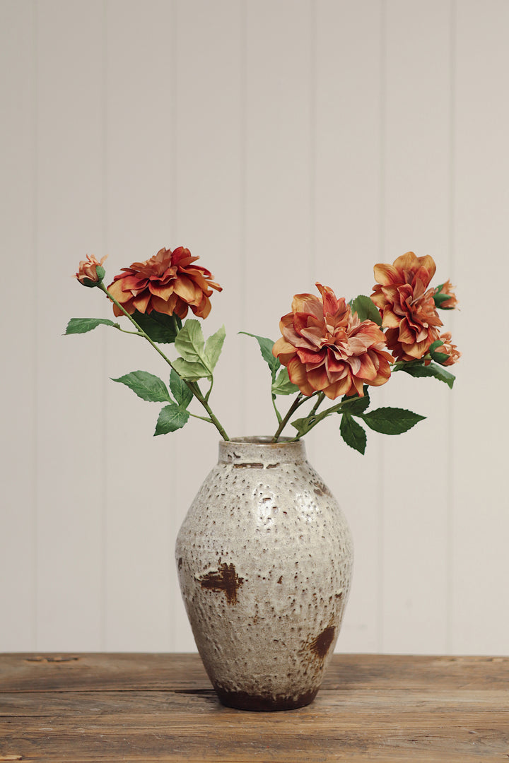 Indaba Dahlia Stem  01-8588  Terracotta