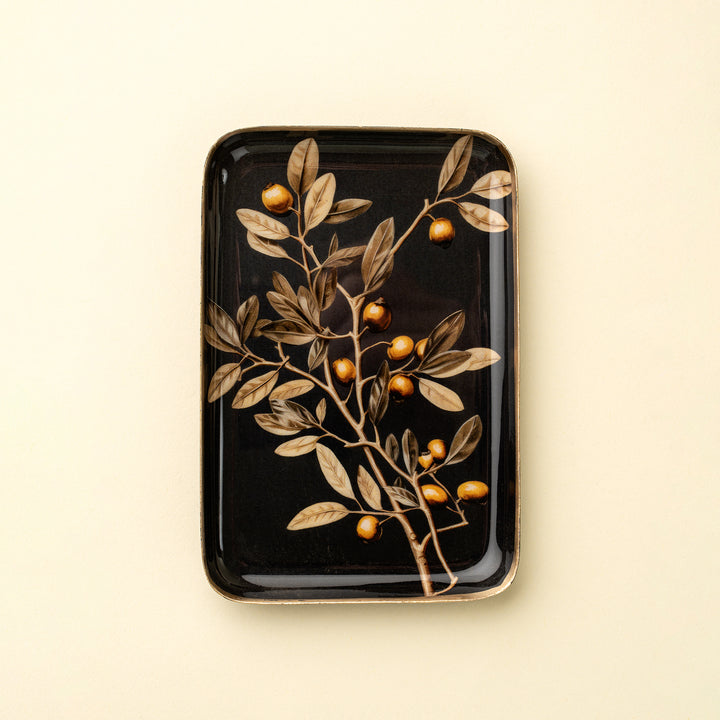 Indaba Golden Olive Tray 01-8396
