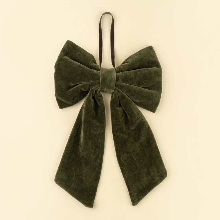 Indaba Velvet Bow - Deep Green 5-1835