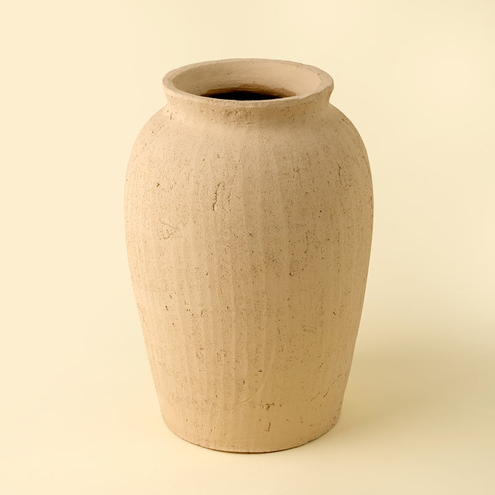 Indaba Sandstone Terracotta Vase  01-8510