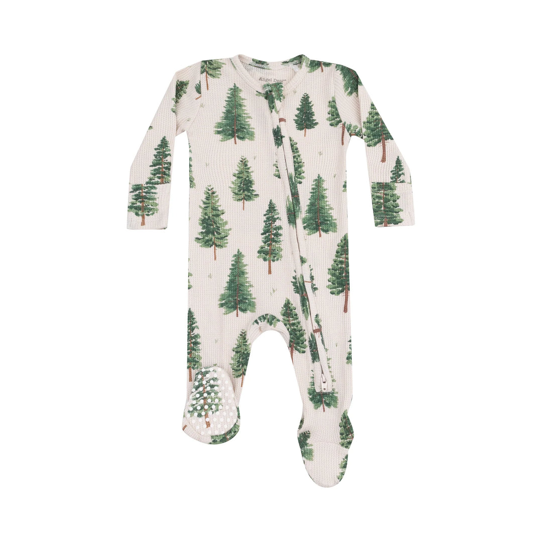 Angel Dear 2 Way Zipper Footie   651-F24-TRE2   Forest Trees