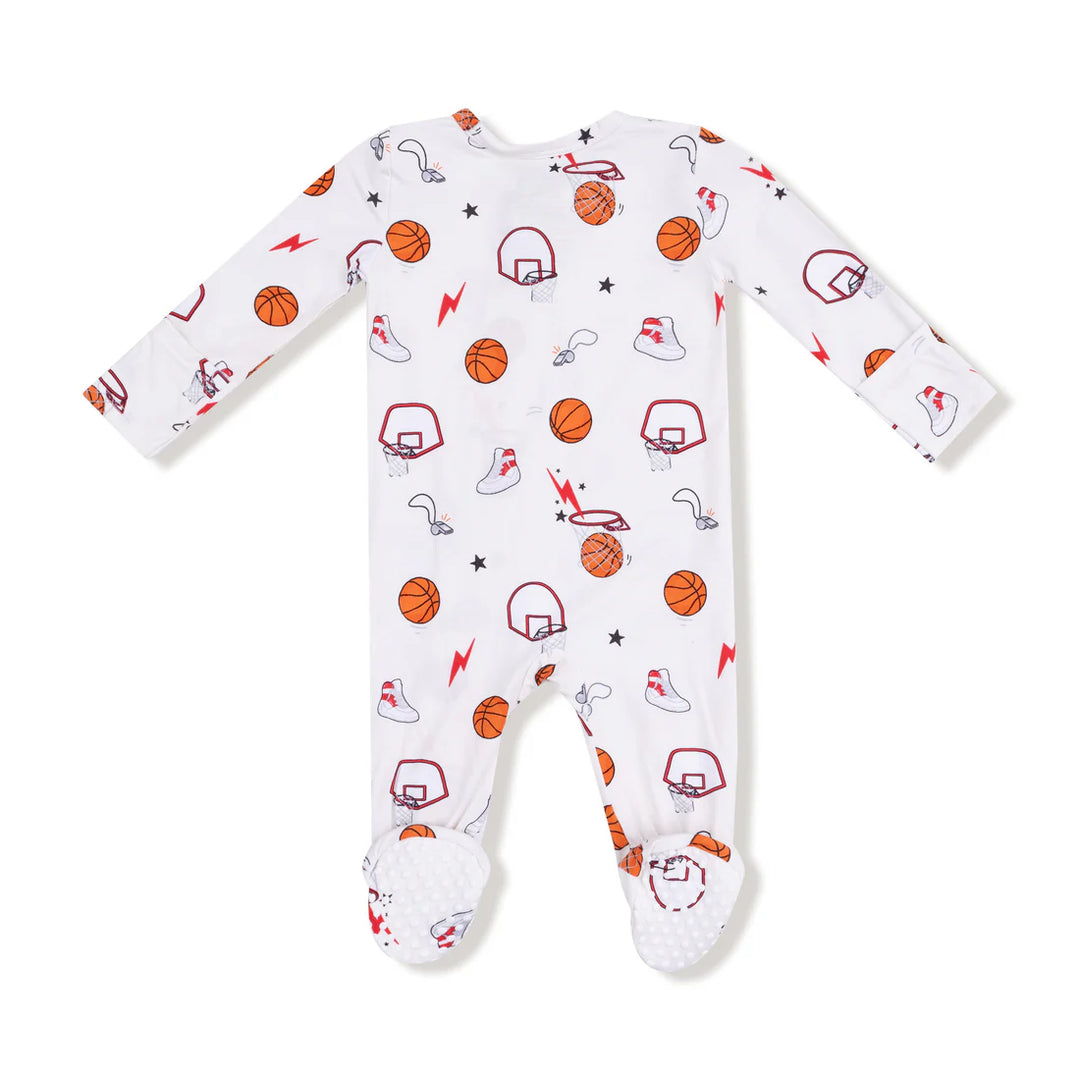 Angel Dear Baby Footie   651-F25-BBU     Basketball