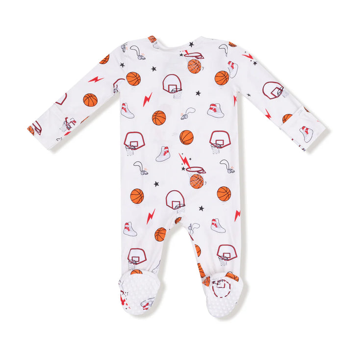 Angel Dear Baby Footie   651-F25-BBU     Basketball