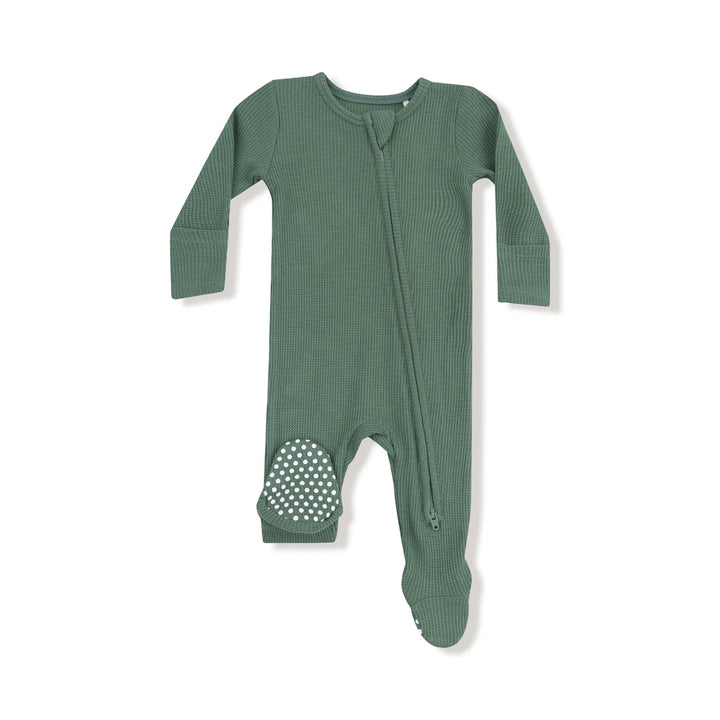 Angel Dear Baby Footie   653-F25-DIV   Dark Ivy **