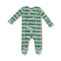 Angel Dear Baby Footie   651-F25-FFG   Football Field Glow In The Dark