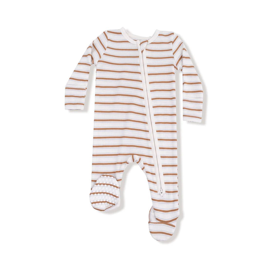 Angel Dear Baby Footie  651-F25-HSR    Vintage Stripe Brown