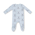 Angel Dear Baby Footie    651-F25-HSB   Hockey Stone Blue