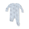 Angel Dear Baby Footie    651-F25-HSB   Hockey Stone Blue