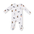 Angel Dear Baby Footie   651-F25-SPP   Sporty Puppies