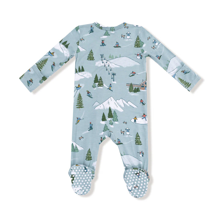 Angel Dear Baby Footie   651-F25-WFS    Winter Fun Skiers **