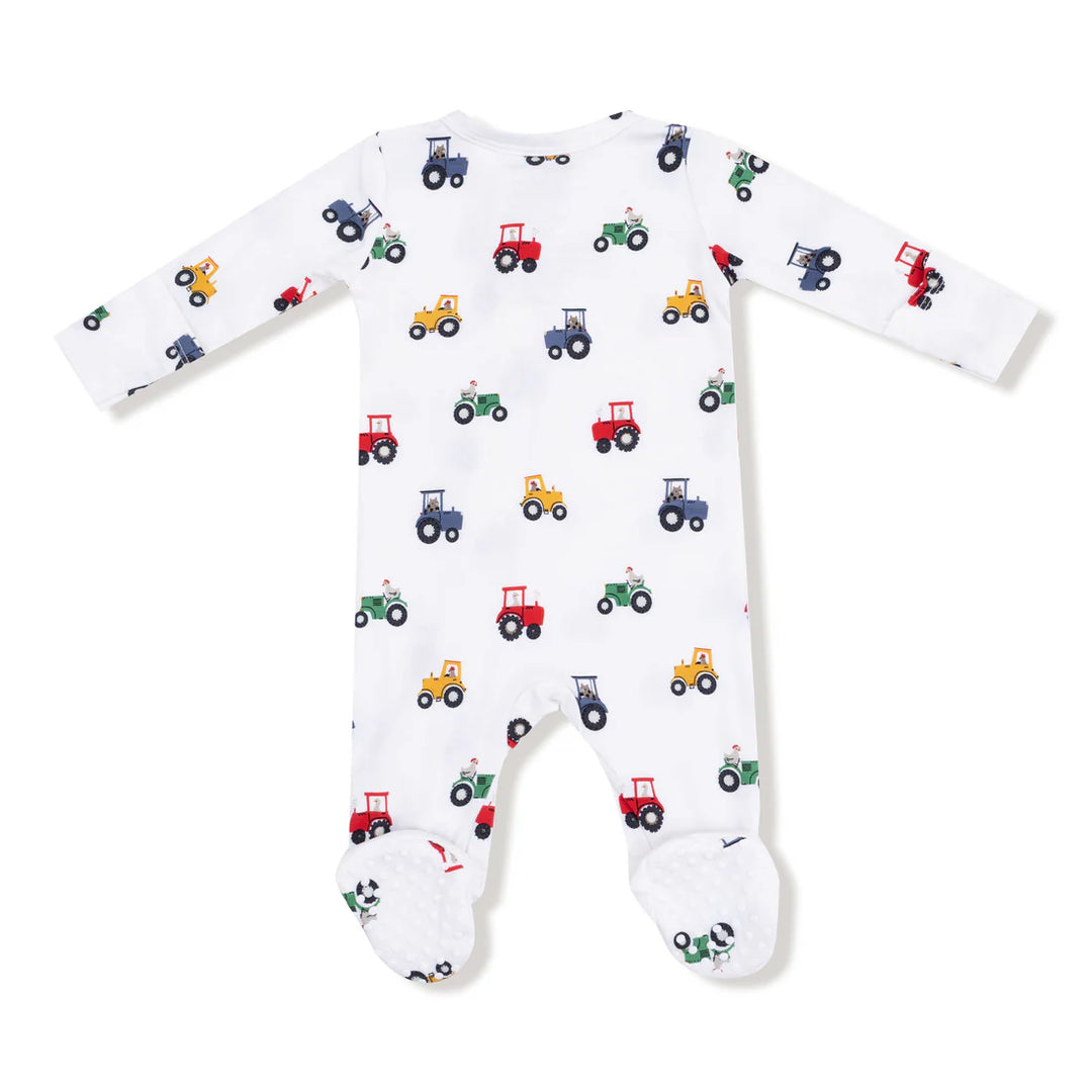 Angel Dear Baby Footie   653-F25-MTR    Mini Tractors