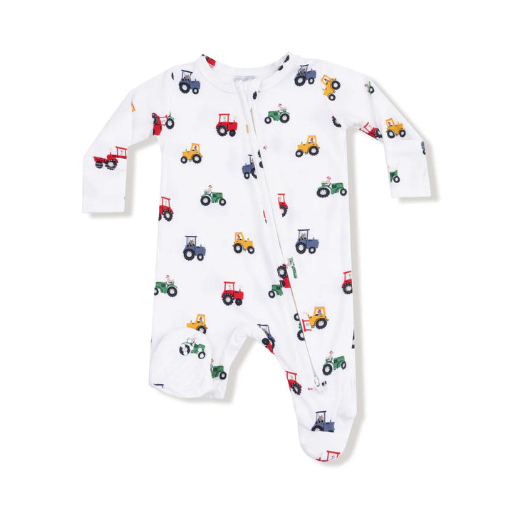 Angel Dear Baby Footie   653-F25-MTR    Mini Tractors