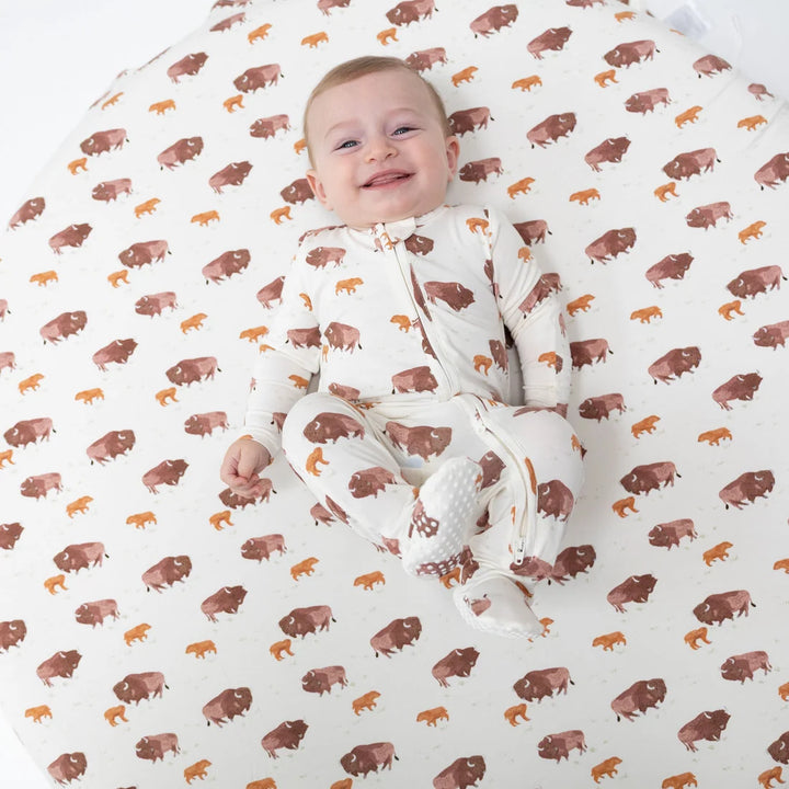 Angel Dear Baby 2 Way Zipper Footie    651-F26-BIS   American Buffalo