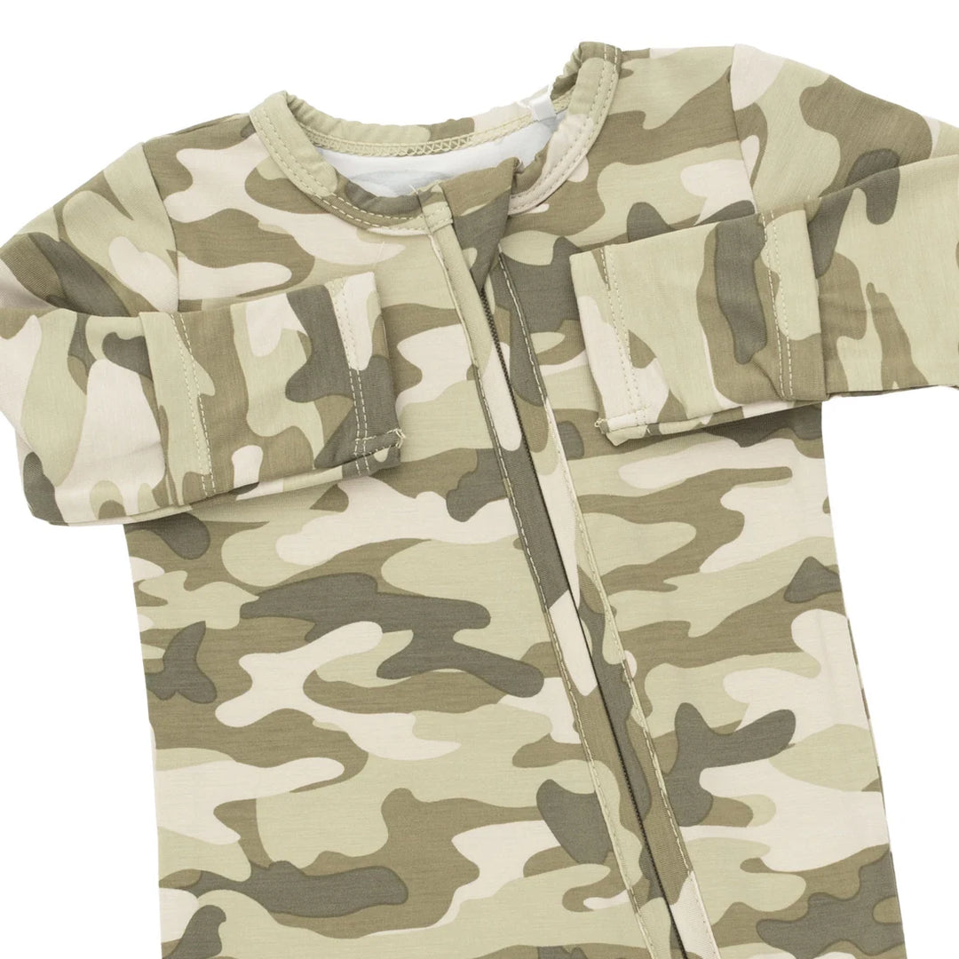 Angel Dear Baby 2 Way Zipper Footie   651-F26-CAM   Camo
