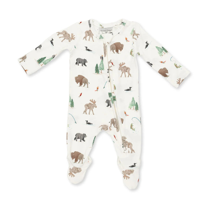 Angel Dear Baby 2 Way Zipper Footie   651-F26-NWA