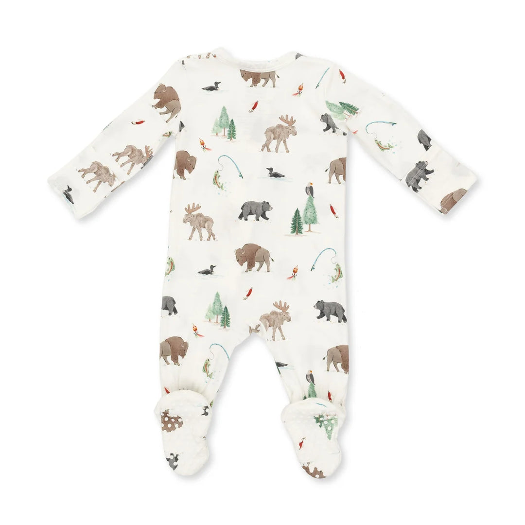 Angel Dear Baby 2 Way Zipper Footie   651-F26-NWA