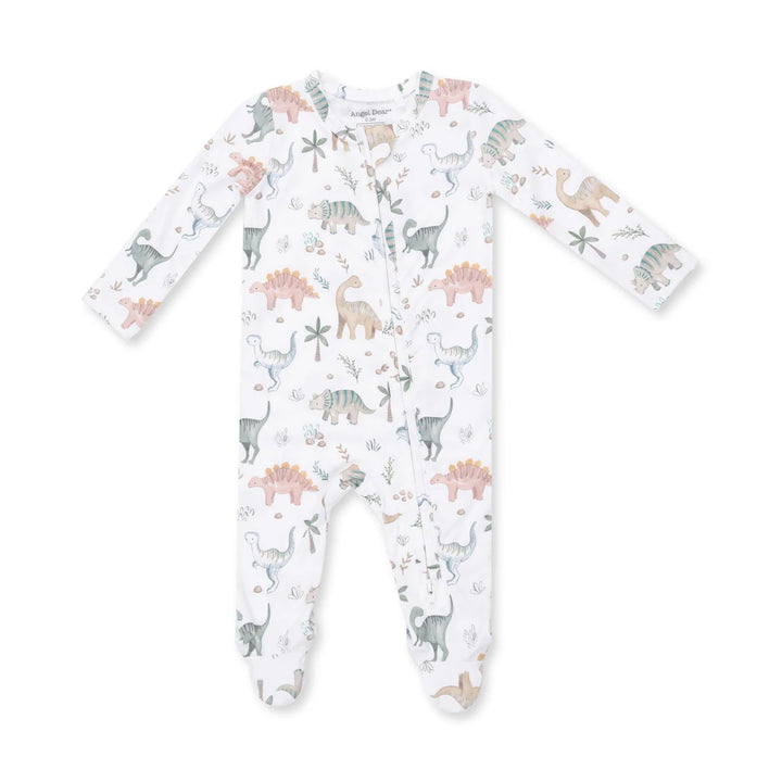 Angel Dear Baby 2 Way Zipper Footie    651-F26-SBD   Sweet Baby Dinos