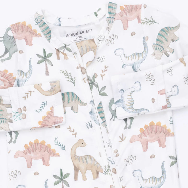 Angel Dear Baby 2 Way Zipper Footie    651-F26-SBD   Sweet Baby Dinos