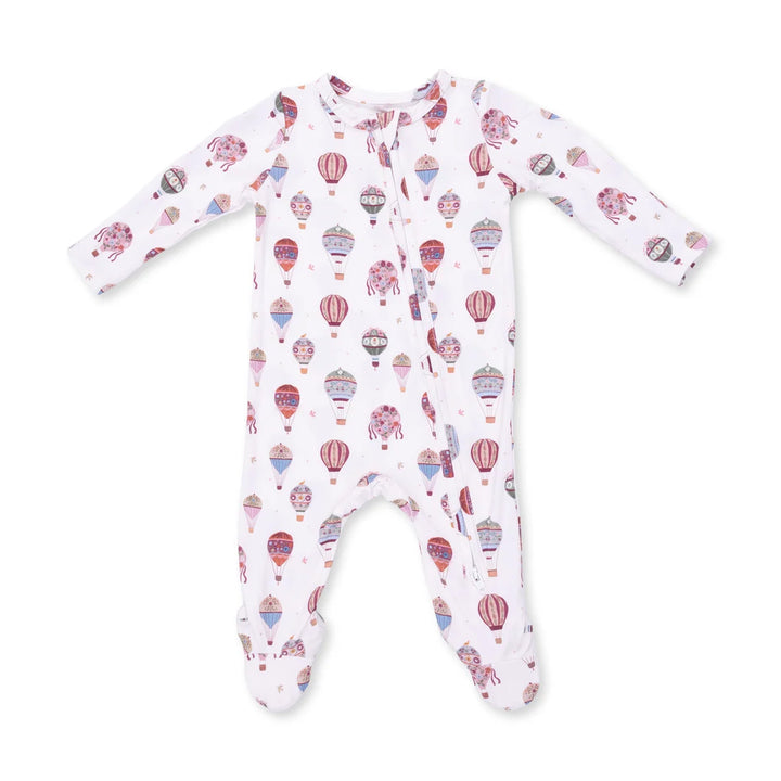 Angel Dear Baby 2 Way Zipper Footie   Hot Air Balloon   651-F26-VHB