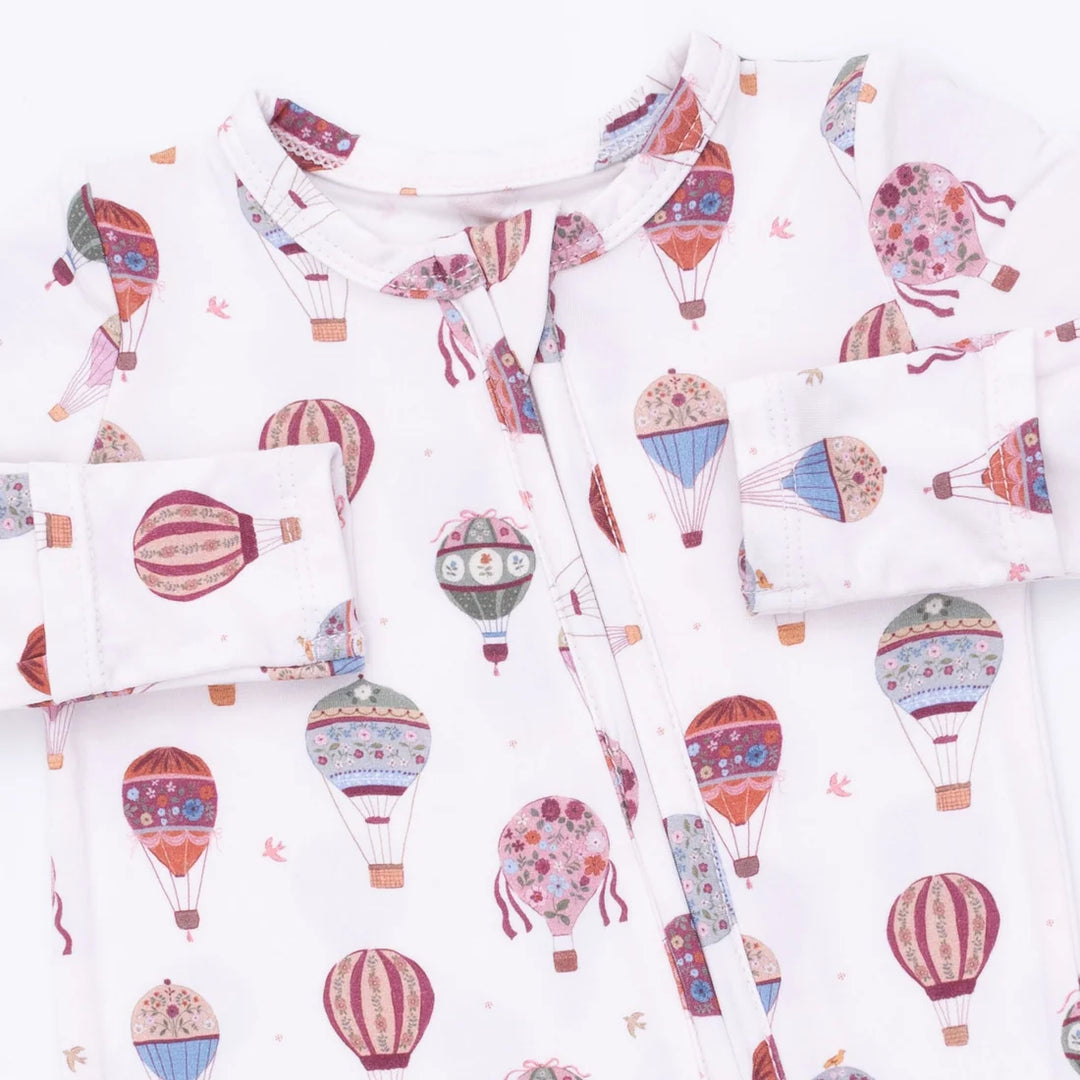 Angel Dear Baby 2 Way Zipper Footie   Hot Air Balloon   651-F26-VHB